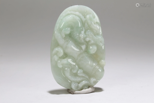 A Chinese Jade-curving Pendant