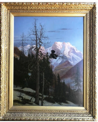 Oil on Canvas Signed Julius Yulevich Von Klever