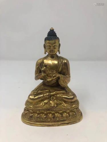 Tibetan Gilt Buddha