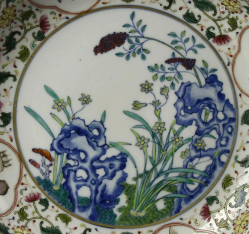 Chinese Famille Rose Plate