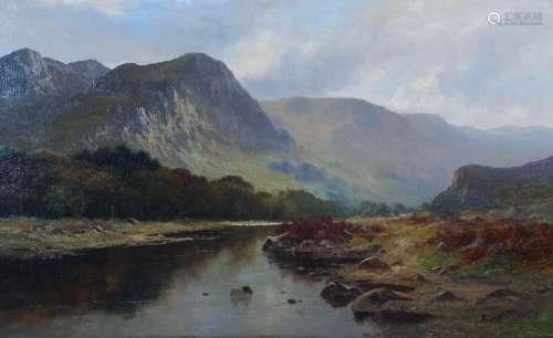 Frank Thomas Carter (1853-1934) The Lake District oil on can...
