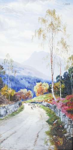 AR George Melvin Rennie (1874-1953) Highland landscape with ...