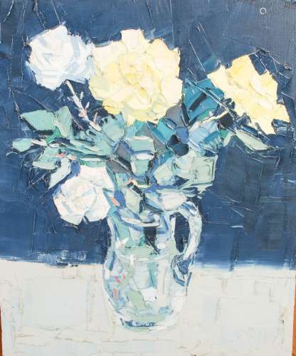 AR David Smith (1920-1999) Still life with yellow and white ...