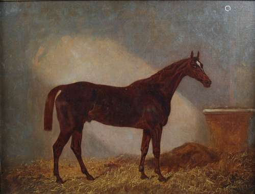 James Walsham Baldock (1822-1898) A portrait of the race hor...