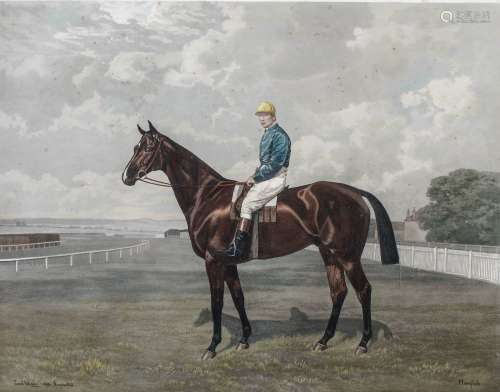 Three 19th century engravings of Horse racing interest to in...