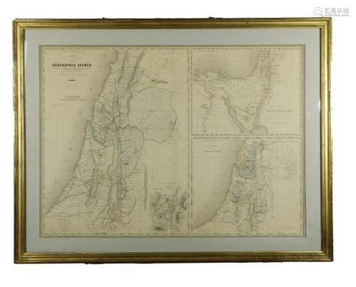 Géographie sacrée dressée par A.H.DUFOUR, gravée par Ch. DYO...
