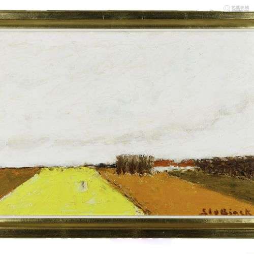 Rik SLABBINCK (1914-1991) Paysage d'été Huile sur toile Sign...