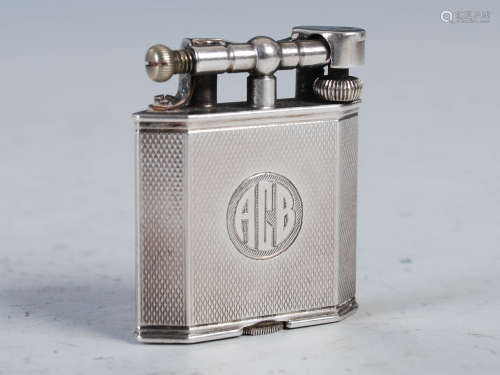 A George VI silver lighter by Dunhill, London, 1937, makers ...