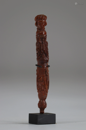 Finely carved needle case