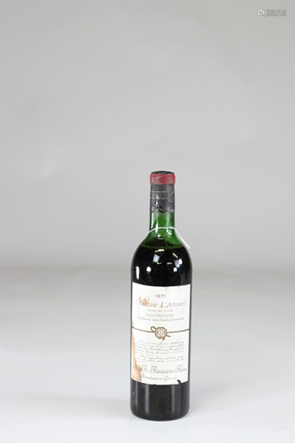 1 bottle - 75cl red wine - chateau proportioned 1971