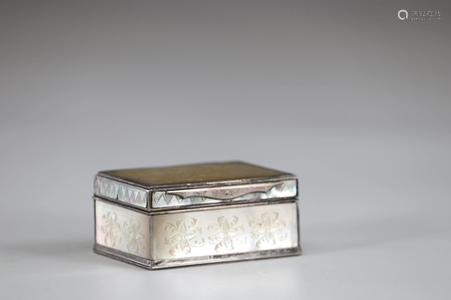 19th century mother-of-pearl box