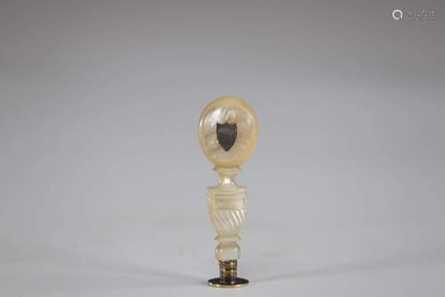 19th century mother-of-pearl seal