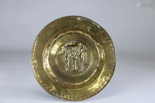 Offering dish decorated with Adam and Eve 17th Region: