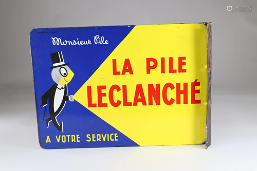 Enamel sign 