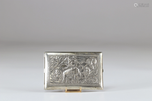 20th India silver box