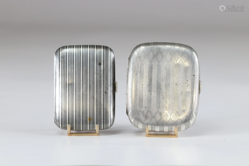 Art Deco silver boxes (2)