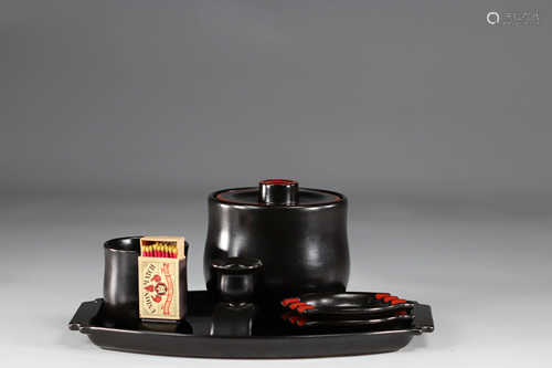 Villeroy & Boch 1930s smoking set