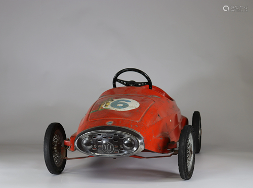 Old Maserati pedal car