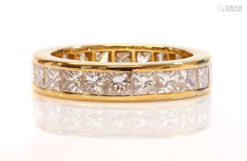 A diamond set full eternity ring,