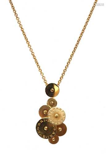 An 18ct gold Bulgari 'Cicladi' pendant,