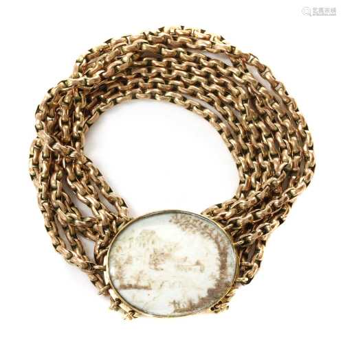 A Georgian bracelet,