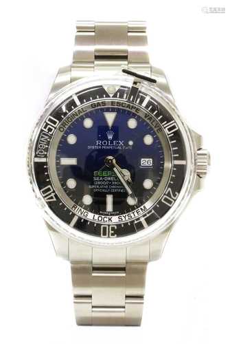 A gentlemen's stainless steel Rolex 'Deep Sea Sea Dweller Ja...