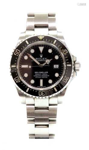 A gentlemen's stainless steel Rolex 'Oyster Perpetual Sea Dw...