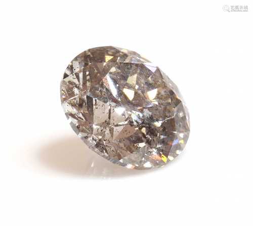 An unmounted brilliant cut diamond,