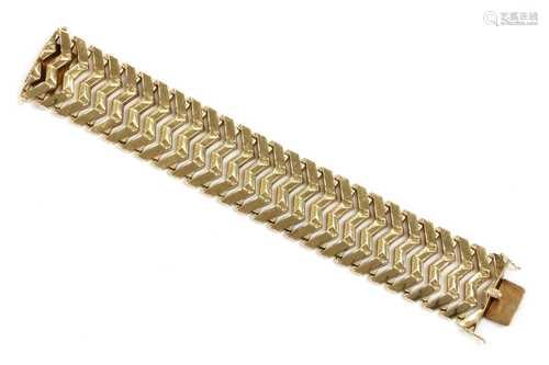 An Austrian gold bracelet,