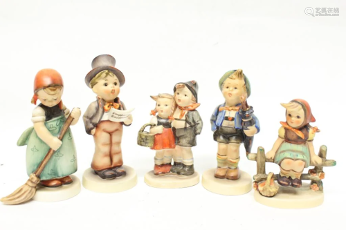 Lot of 5 Vintage Hummel Goebel Figurines