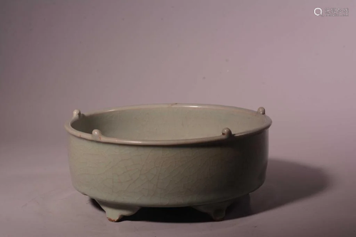 Qing Chinese Footed Porcelain Washer