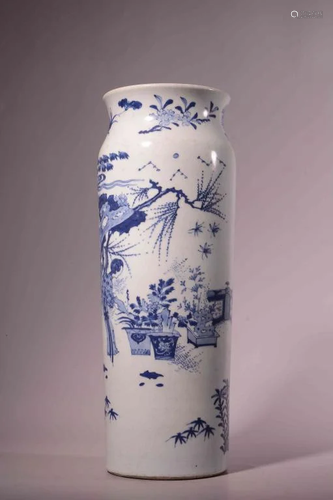 Chinese Blue and White Porcelain Vase