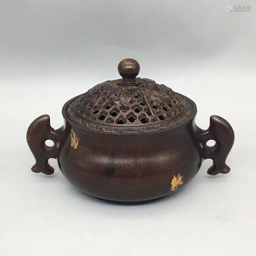 Chinese Bronze Censer ,Mark