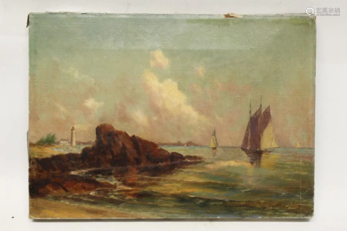 Oil on Canvas, Ocean