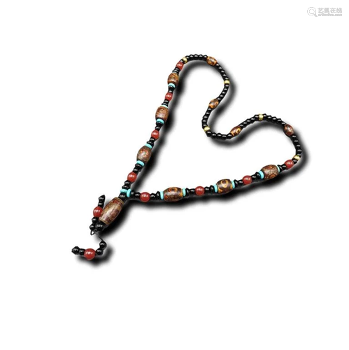 Chinese Agate Beads Necklace