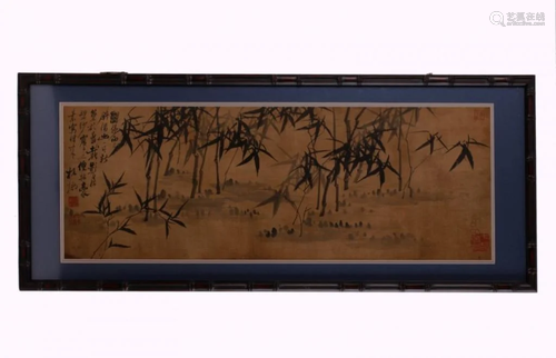 Magnificent bamboo painting of 