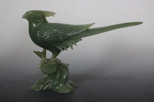 Chinese Jade Carved Bird