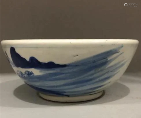 Chinese Blue and White Porcelain Bowl