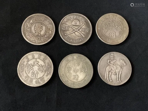 Group of Six Coins