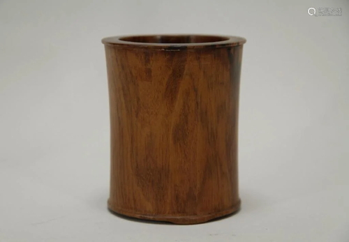 An exceptional Republic HuangHuaLi Brush Pot