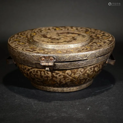 TANG GILD SILVER BOX