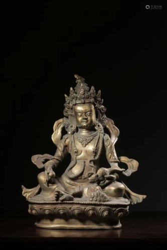 Chinese Gilt Bronze Buddha