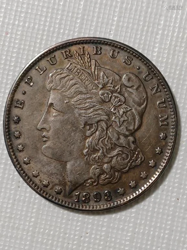 1893 Morgan Silver Dollar