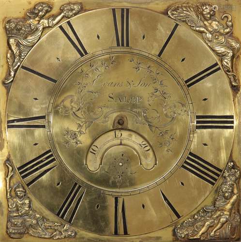 A George III oak cased thirty hour longcase clock, signed 'E...