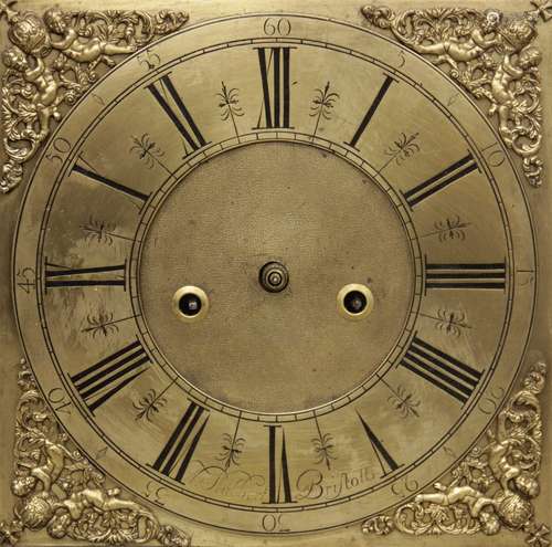 A mid 18th century oak cased eight day longcase clock, signe...