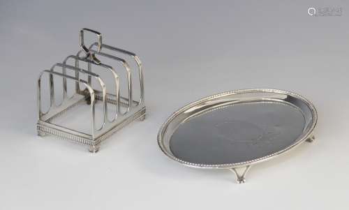 A George III silver teapot stand by Elizabeth Jones, London ...