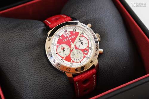 A Chopard Mille Miglia stainless steel chronograph wristwatc...