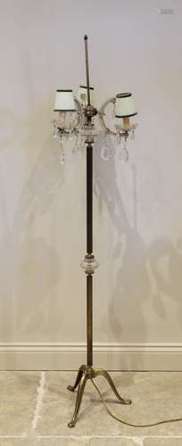 An early 20th century boudoir standard lamp, the three 'C' s...