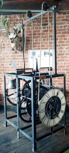 A working replica of Salisbury Cathedral clock, constructed ...