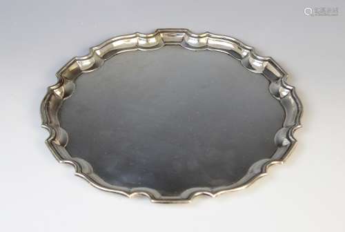 A George VI silver salver by Deakin & Francis, Birmingham 19...